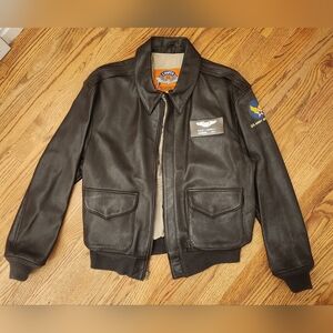 Vintage Cooper A-2 flight jacket,50th-anniversary edition for the US Air Force